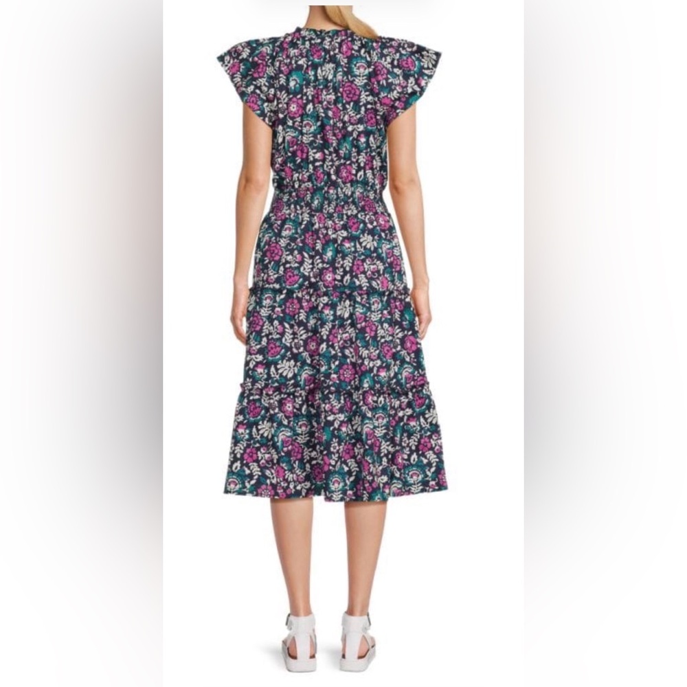 Rails Amelia cotton midi dress SMALL